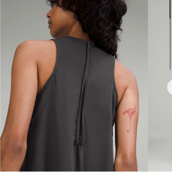 NWOT Lululemon Mesh Overlay High-Neck Dress - Picture 4 of 10